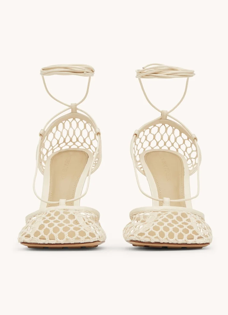 Bottega Veneta JOUSTAVAT SANDAALIT KANGAS/LAMMAS