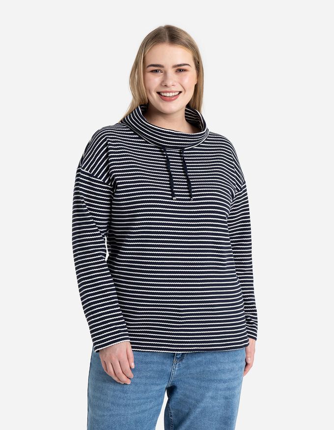Sweatshirt - Schalkragen