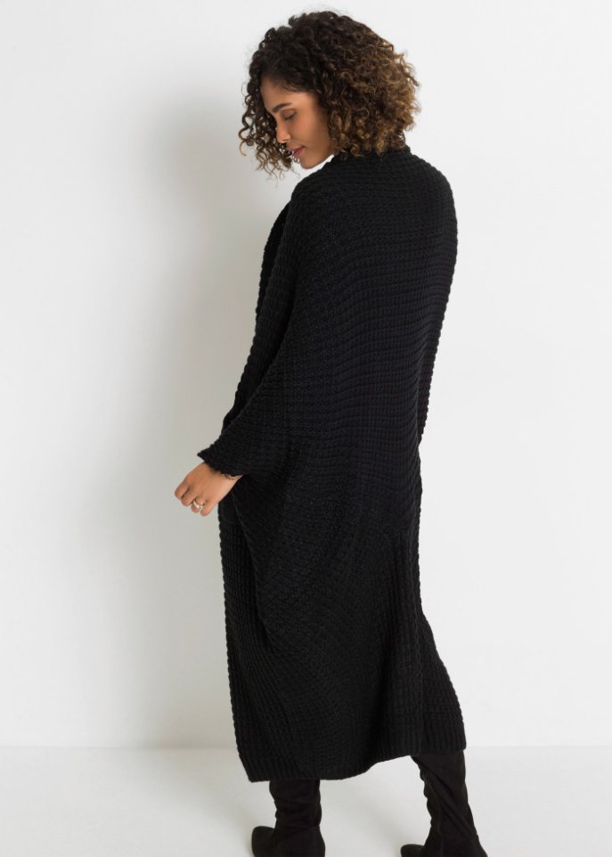 Longstrickjacke