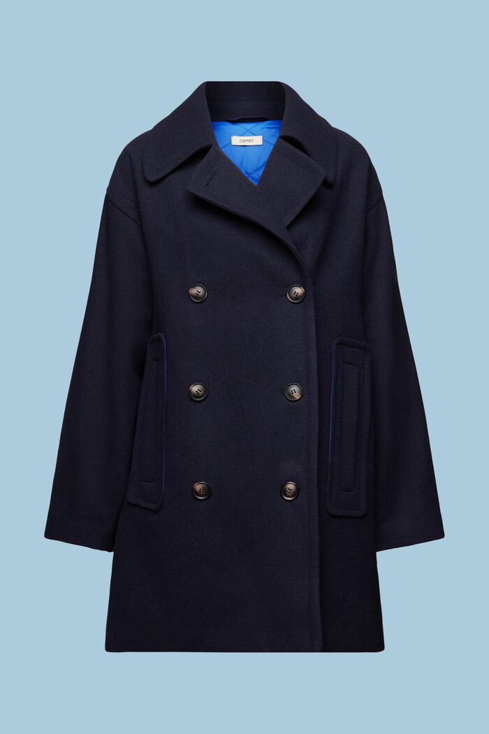Caban-Jacke aus Wollmix