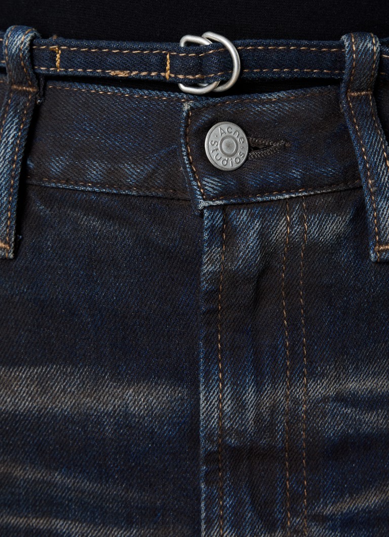 Φούστα μίντι με ζώνη από οργανικό βαμβάκι Acne Studios