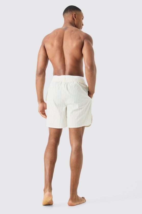 Gestreifte Boxershorts mit doppeltem Bund