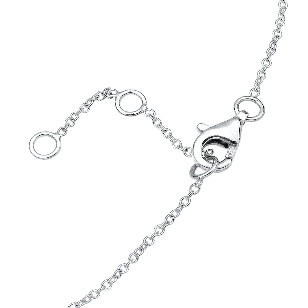 Elli Elli Bracelet de Cheville Femmes infinité élégant en argent sterling 925 Bijoux