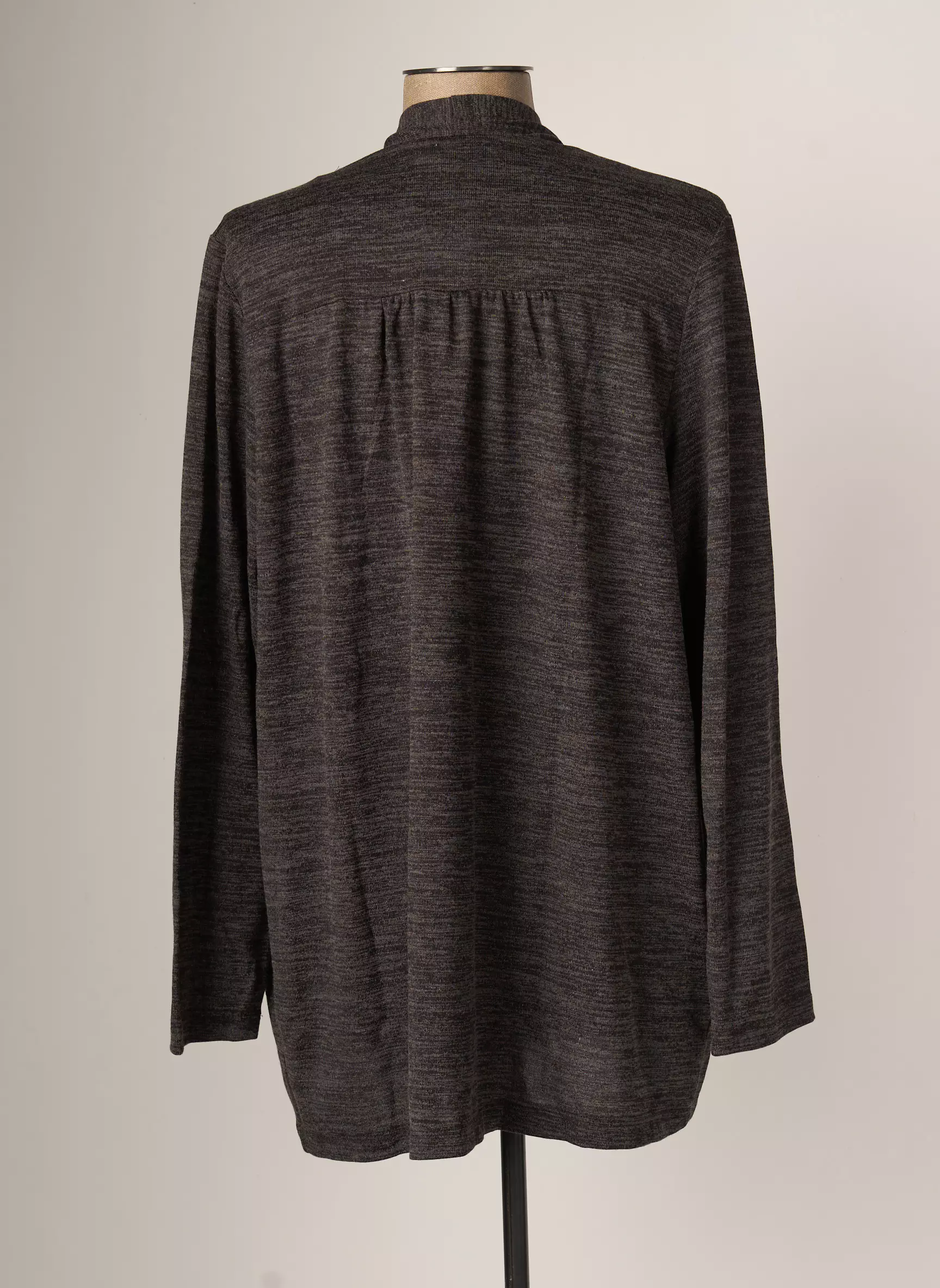 Leah Curve Cardigans Femme couleur gris