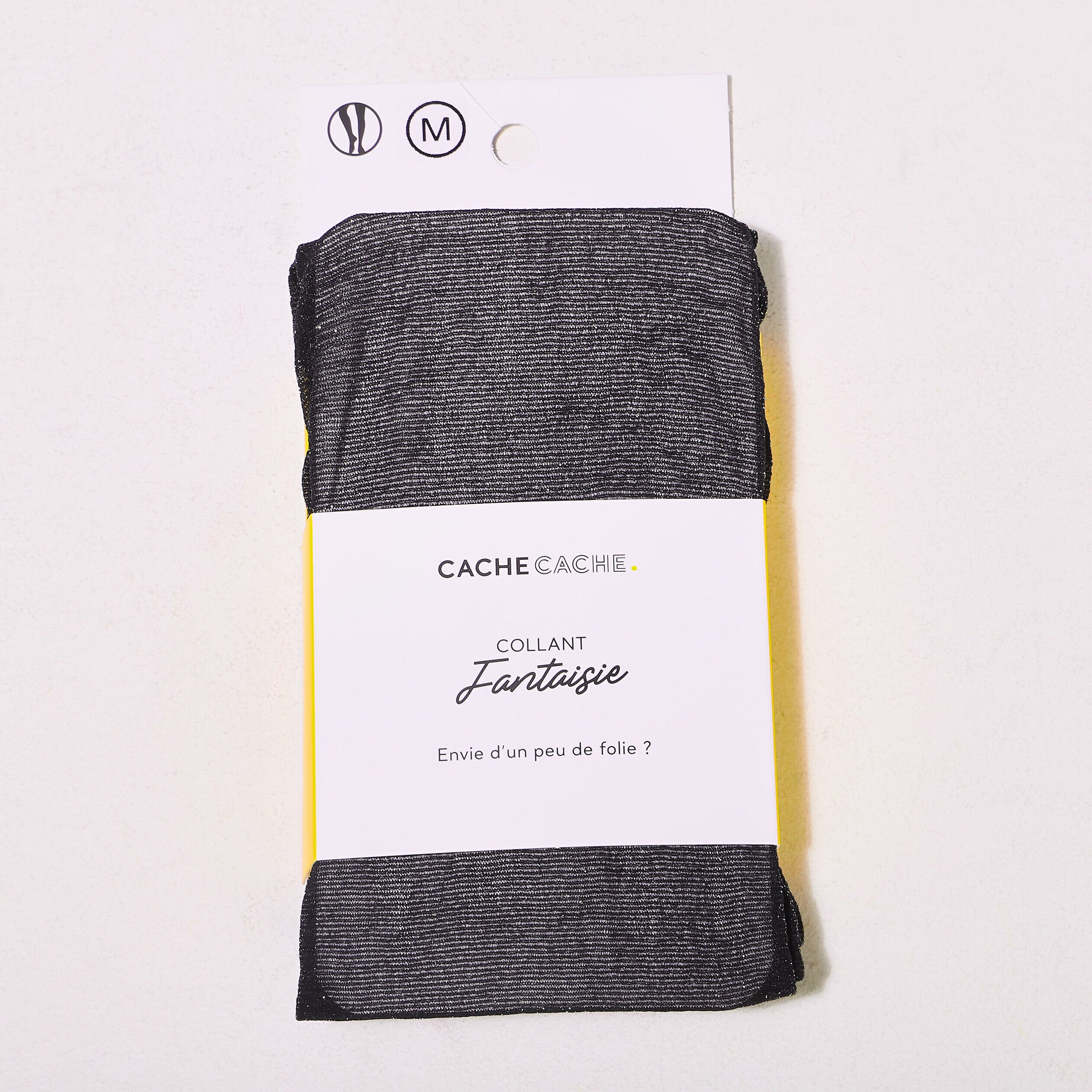 Collants avec paillettes noir femme | Cache Cache