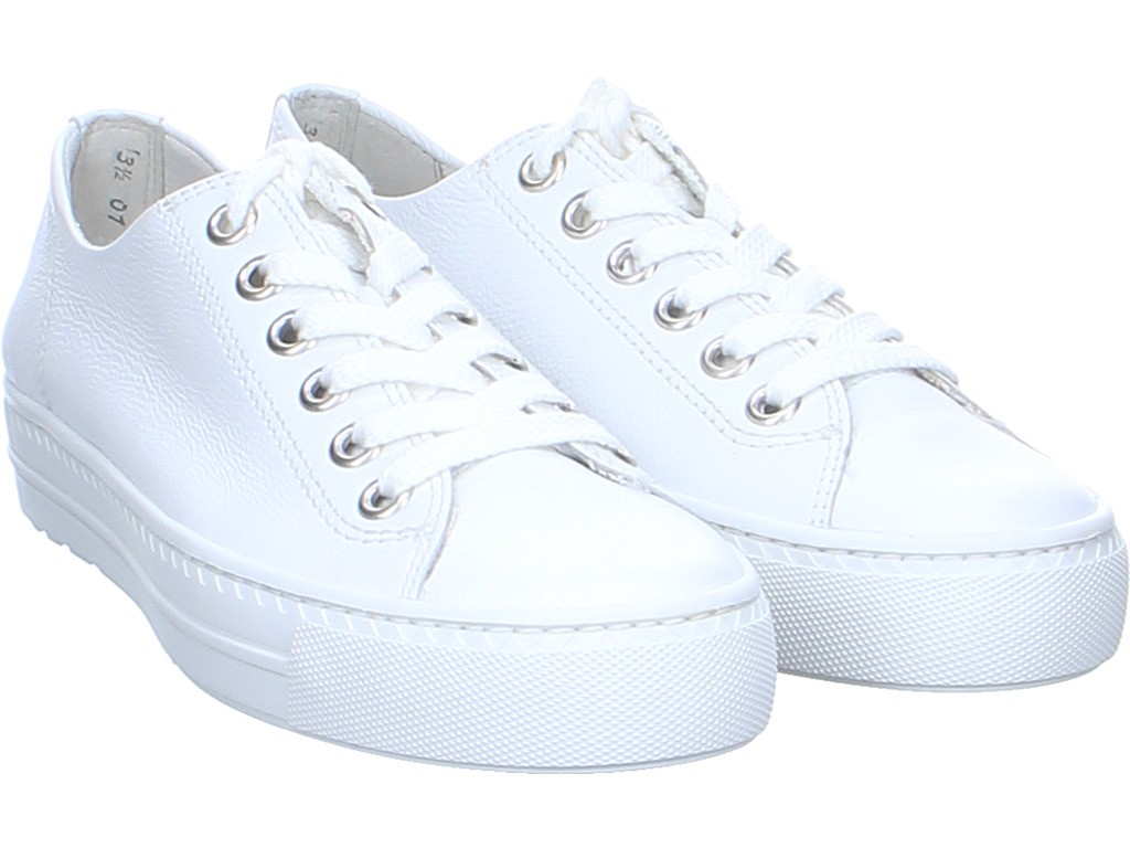 PAUL GREEN Freizeit Schnürer weiss Mastercalf White/Silver