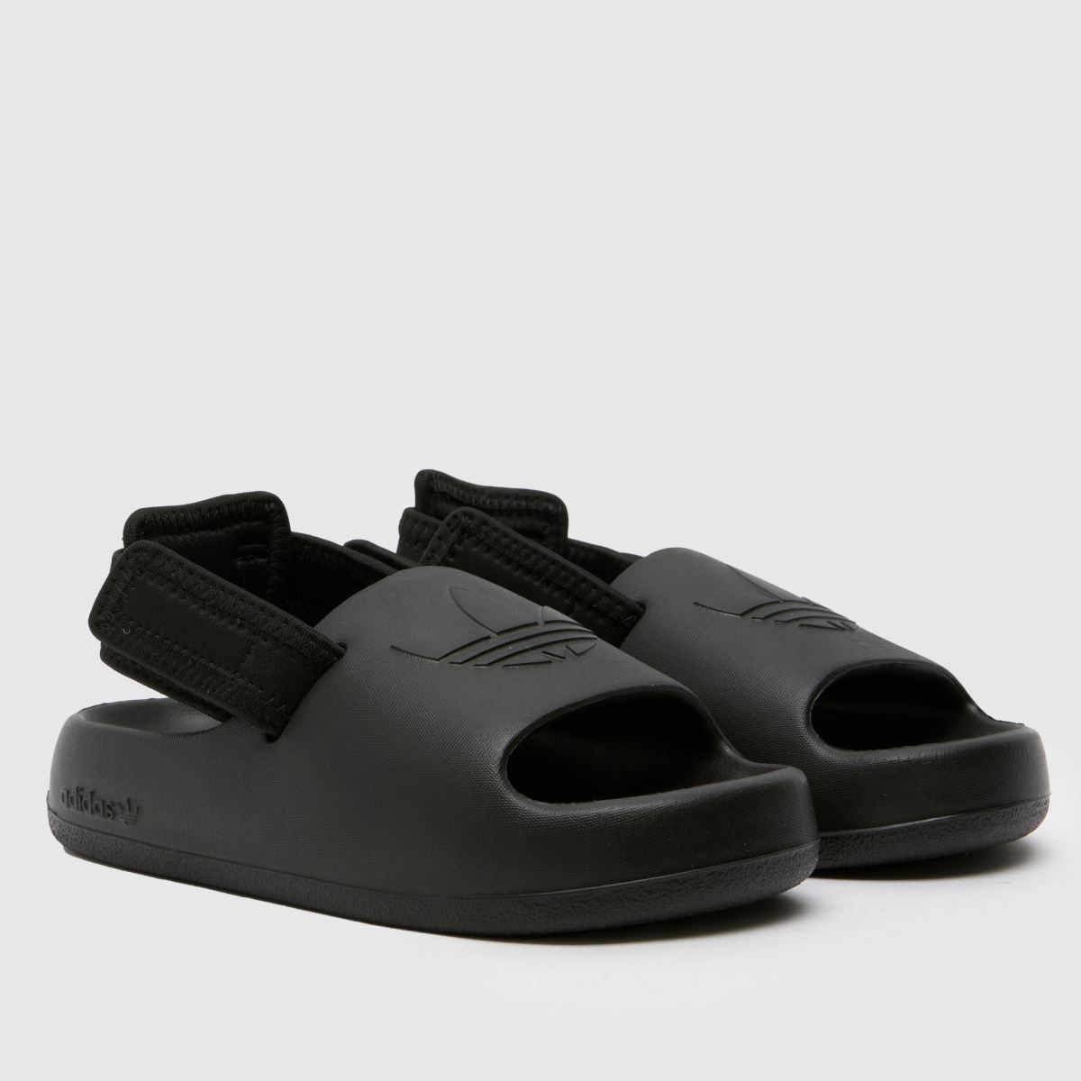 adidas svarta adifom adilette badtofflor juniorsandaler