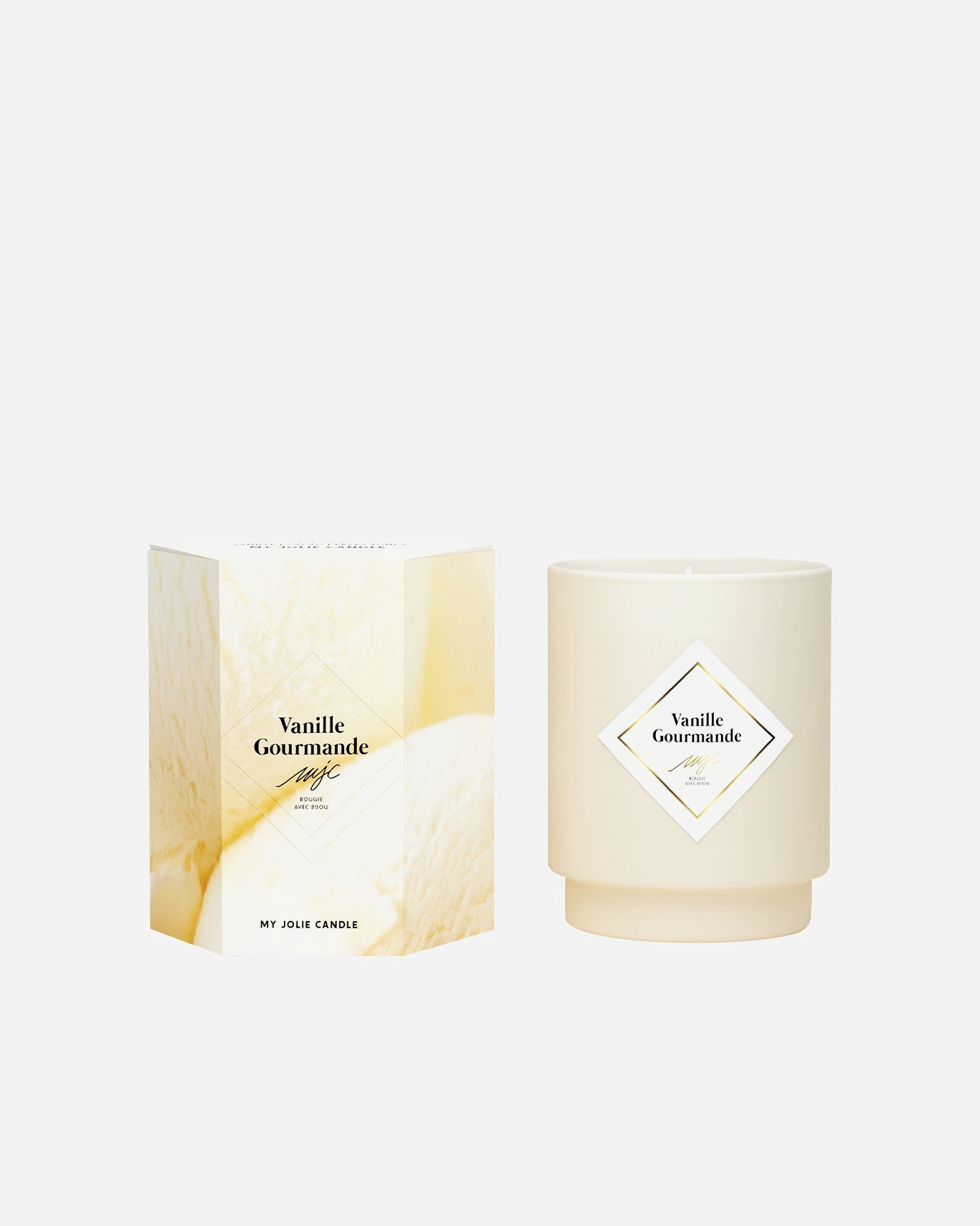 MY JOLIE CANDLE Srebrna ogrlica-svijeća s mirisom vanilije i gurmanskog mirisa