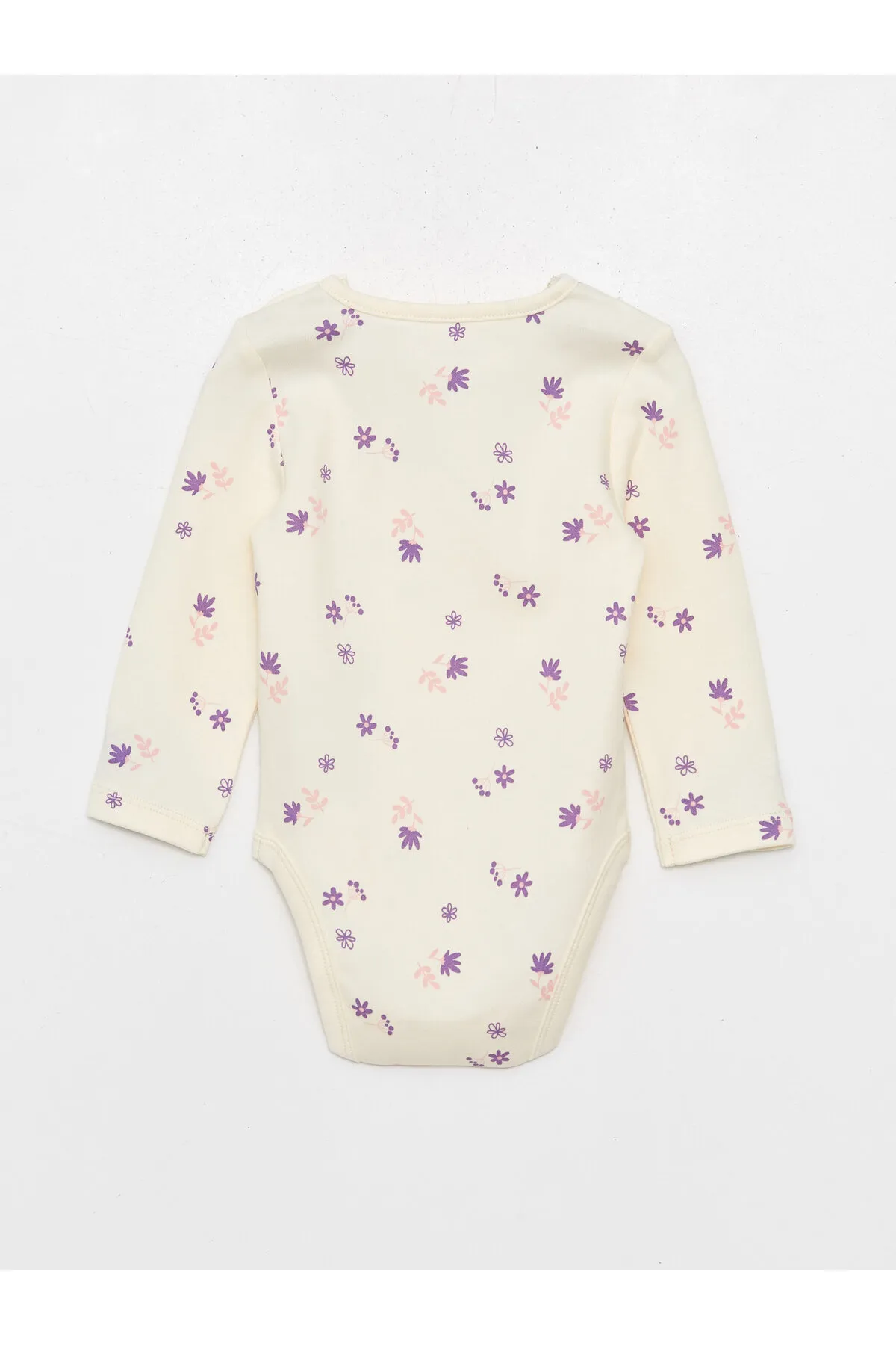 LC Waikiki  Bedruckter Baby-Body mit Rundhalsausschnitt, 2er-Pack