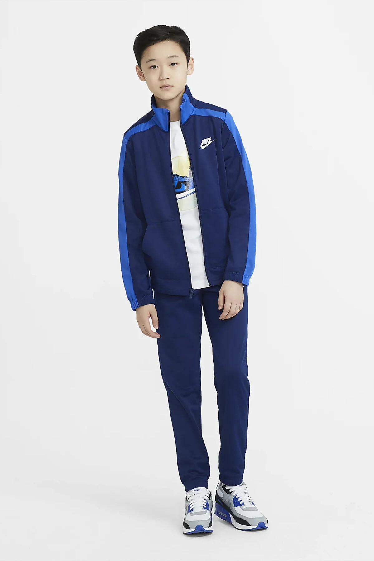 Nike  Sport-Sweatsuit Set - Blau - Regular Fit