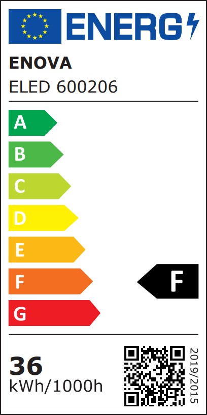 ENOVALITE 5er Pack LED CCT Panel mit Fernbedienung, dimmbar, 120x30 cm