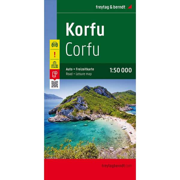 Korfu 1 : 50 000. Auto- und Freizeitkarte - Straßenkarte