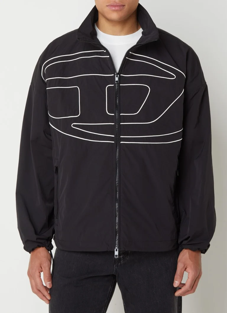 Giacca Diesel J-Vatel con tasche con zip e logo