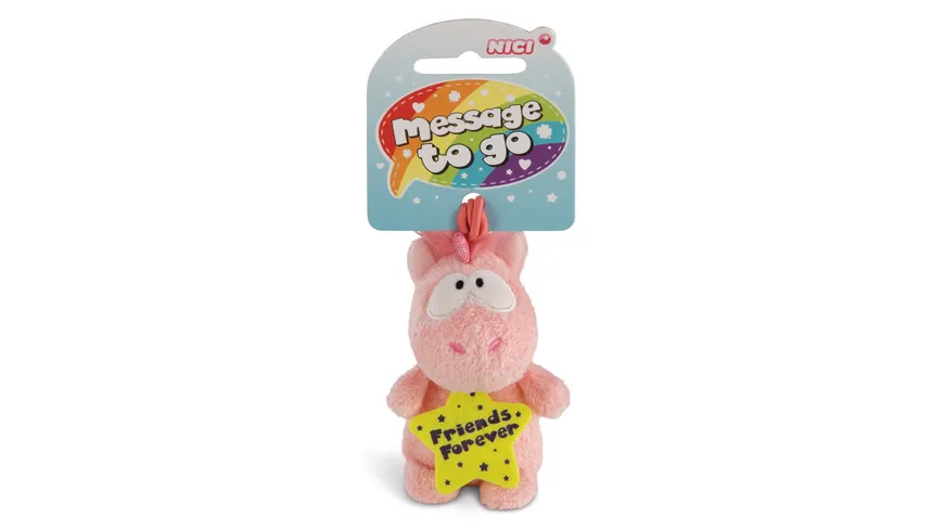 NICI Einhorn Merry Heart Friends Forever 8cm mit Loop