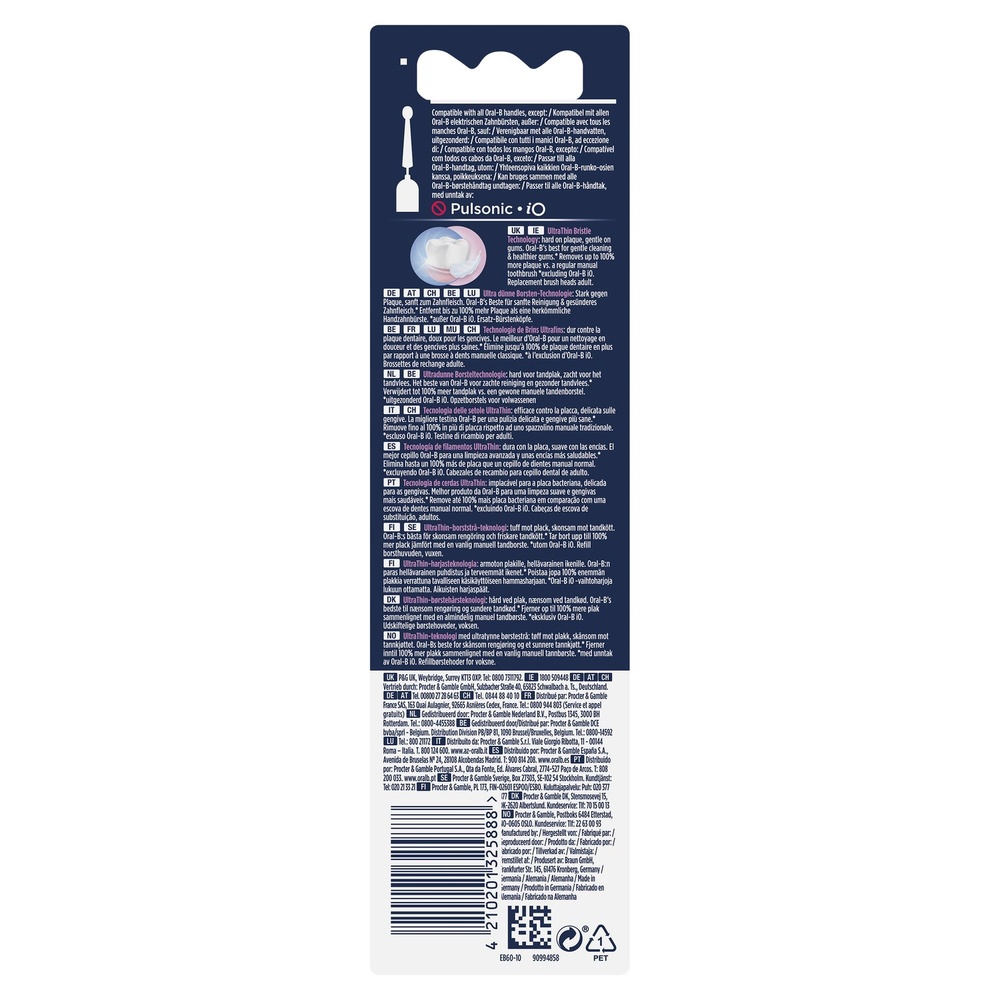 oral-b Oral-B Sensitive Clean Brossette, 10 Brossettes De Rechange