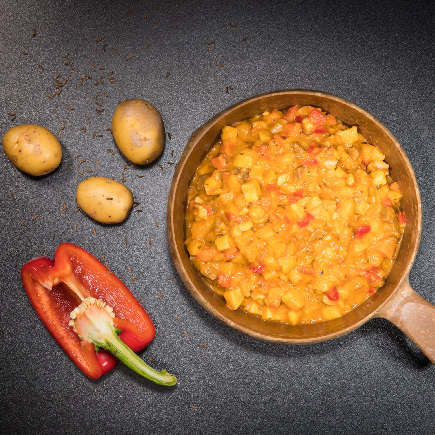Hauptmahlzeit Rindfleisch-Kartoffeleintopf