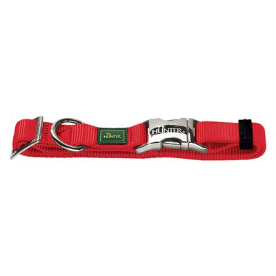 HUNTER Halsband Vario Basic Alu-Strong, rot