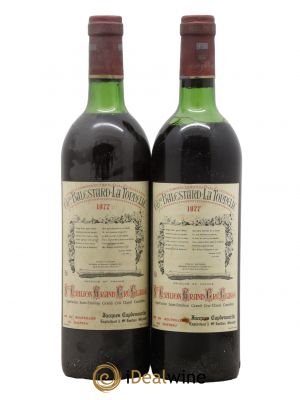 Château Balestard la Tonnelle Grand Cru Classé  1977 - Lot de 2 Bouteilles