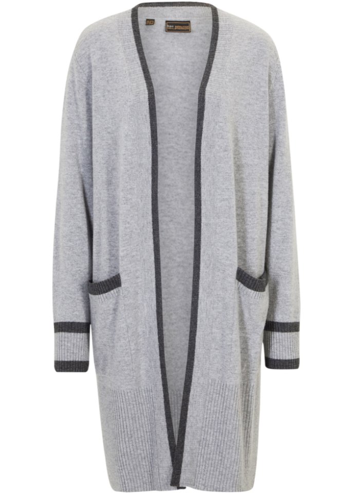 Wollstrickjacke mit Good Cashmere Standard®-Anteil