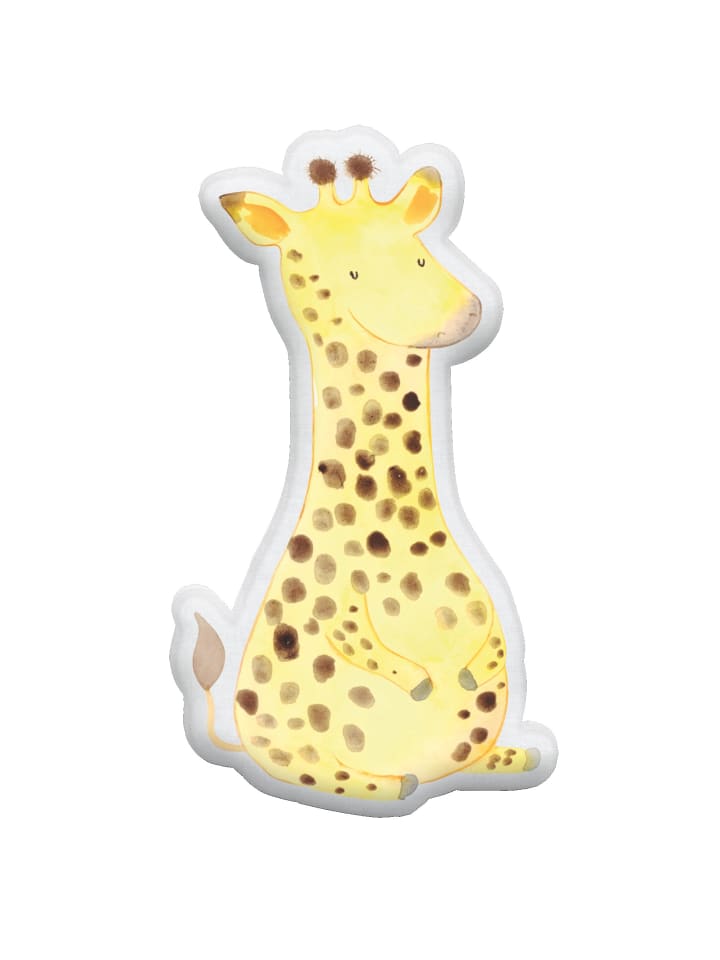 Mr. & Mrs. Panda Kissen Kuscheltier Giraffe Zufrieden ohne Spruch in Weiß günstig kaufen
