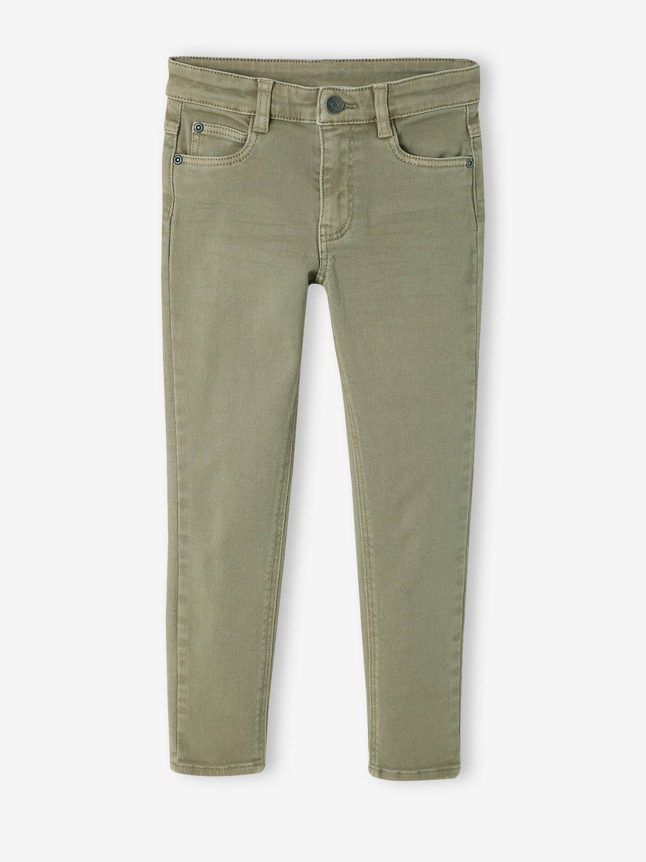 Vertbaudet Jungen Slim-Fit-Hose, Hüftweite REGULAR - schokolade