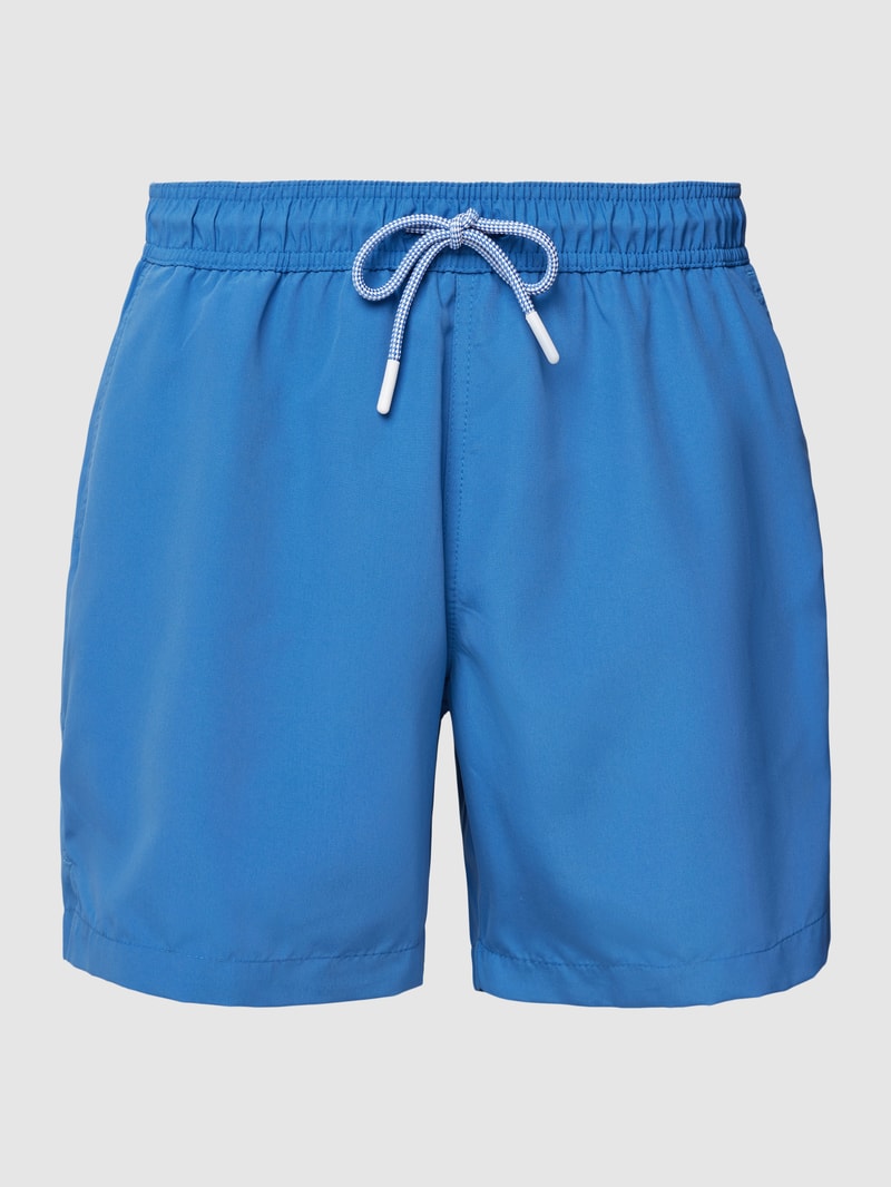 Badehose mit Tunnelzug Modell 'Basic' in royalblau