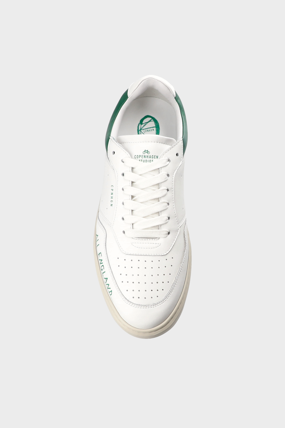 CPH LONDON M - leather - white/green