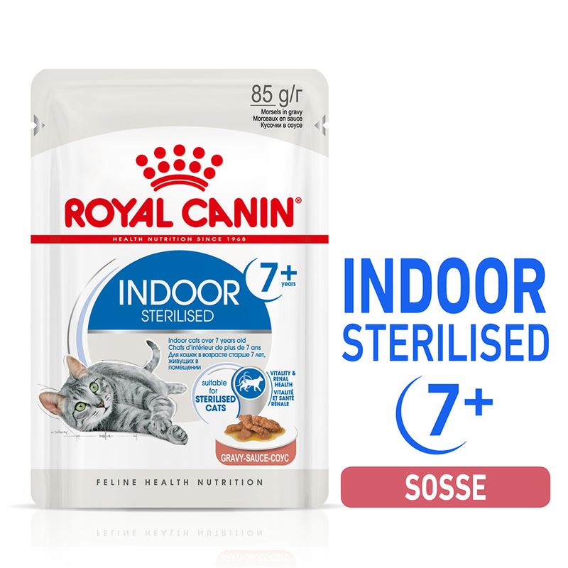 Royal Canin Indoor Sterilised 7+ in Soße zu TOP-Preisen | bitiba