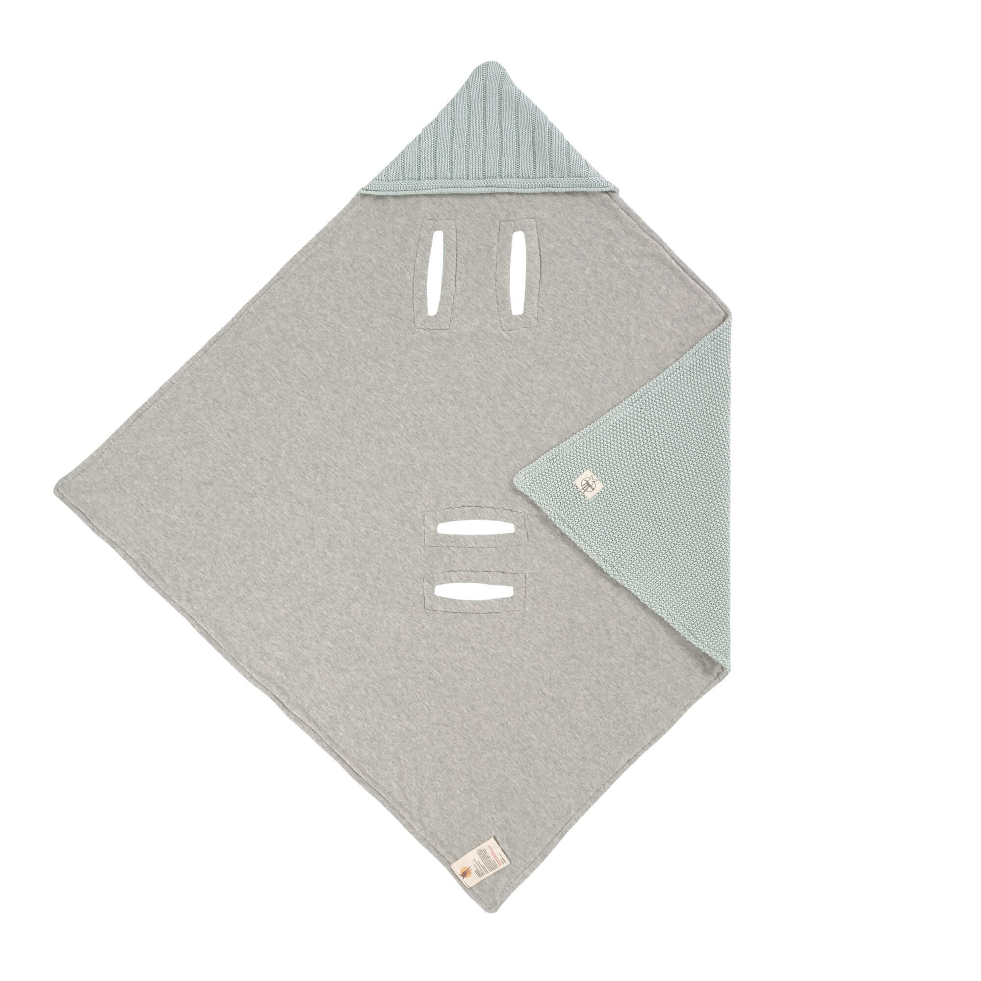 Einschlagdecke Baby - Bio Baumwolle, Light Mint
