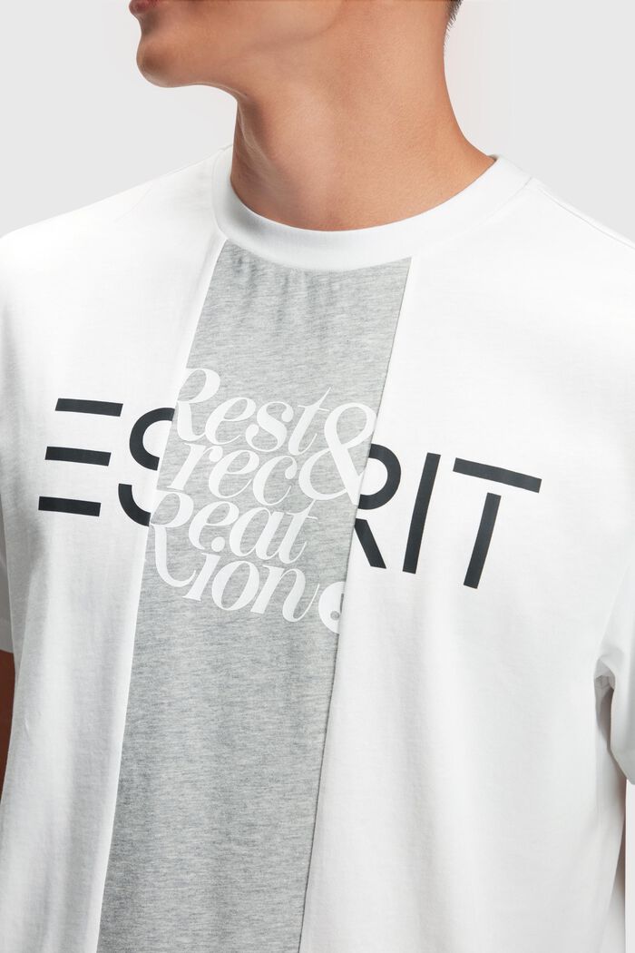 T-Shirt im Flicken-Look