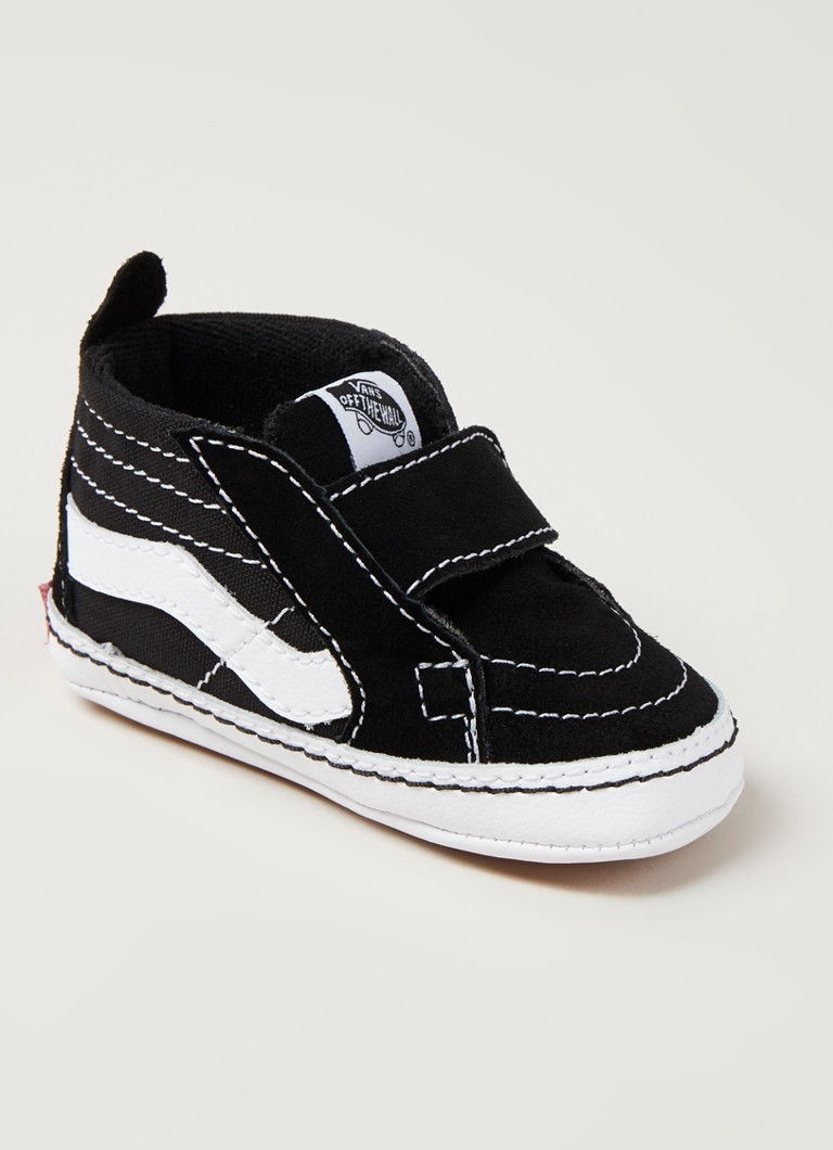 Teniși VANS Sk8 Hi pentru copii, din piele întoarsă, cu detalii din piele