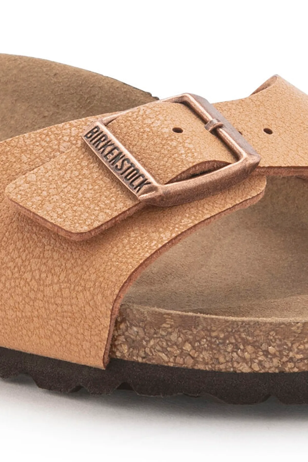 Birkenstock  Pantolette - Orange - Flacher Absatz
