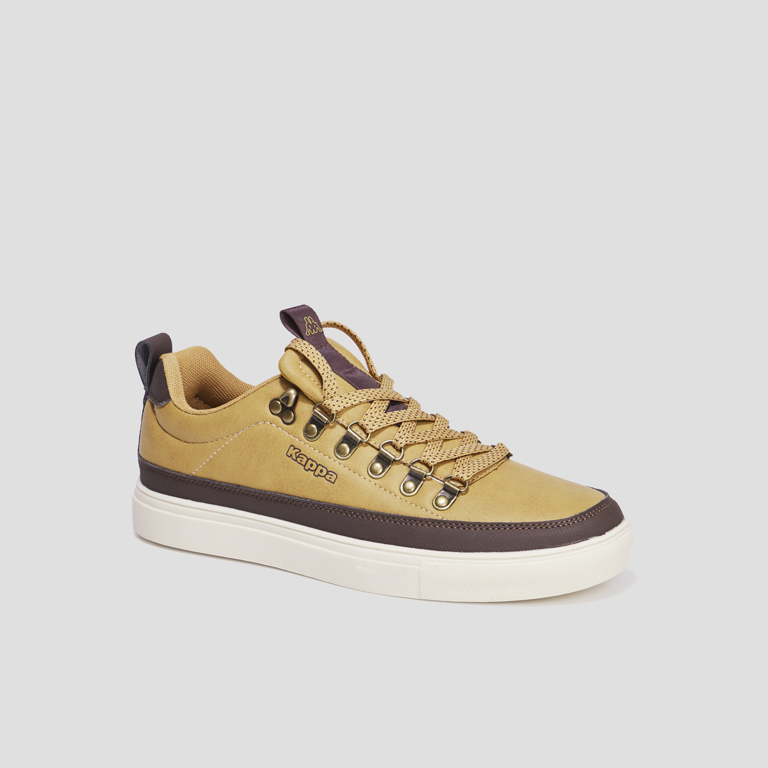 Tennis basses à lacets Kappa Lacedelli camel homme | La Halle