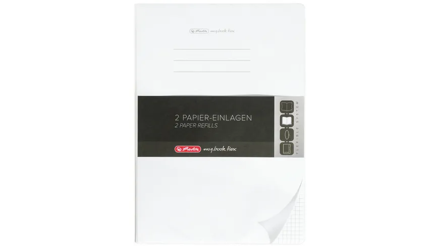 herlitz my.book flex Notizheft Refill A4 2x40Blatt kariert