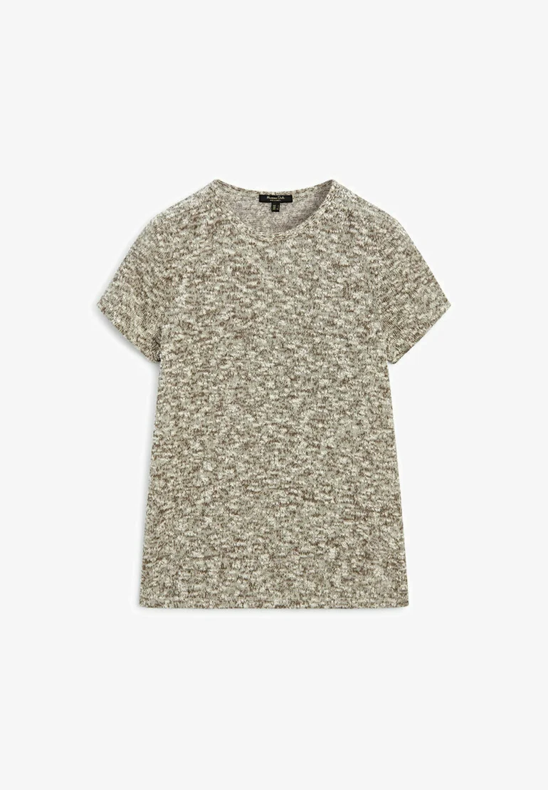 Massimo Dutti TEXTURIZADA MANGA CORTA - Camiseta básica