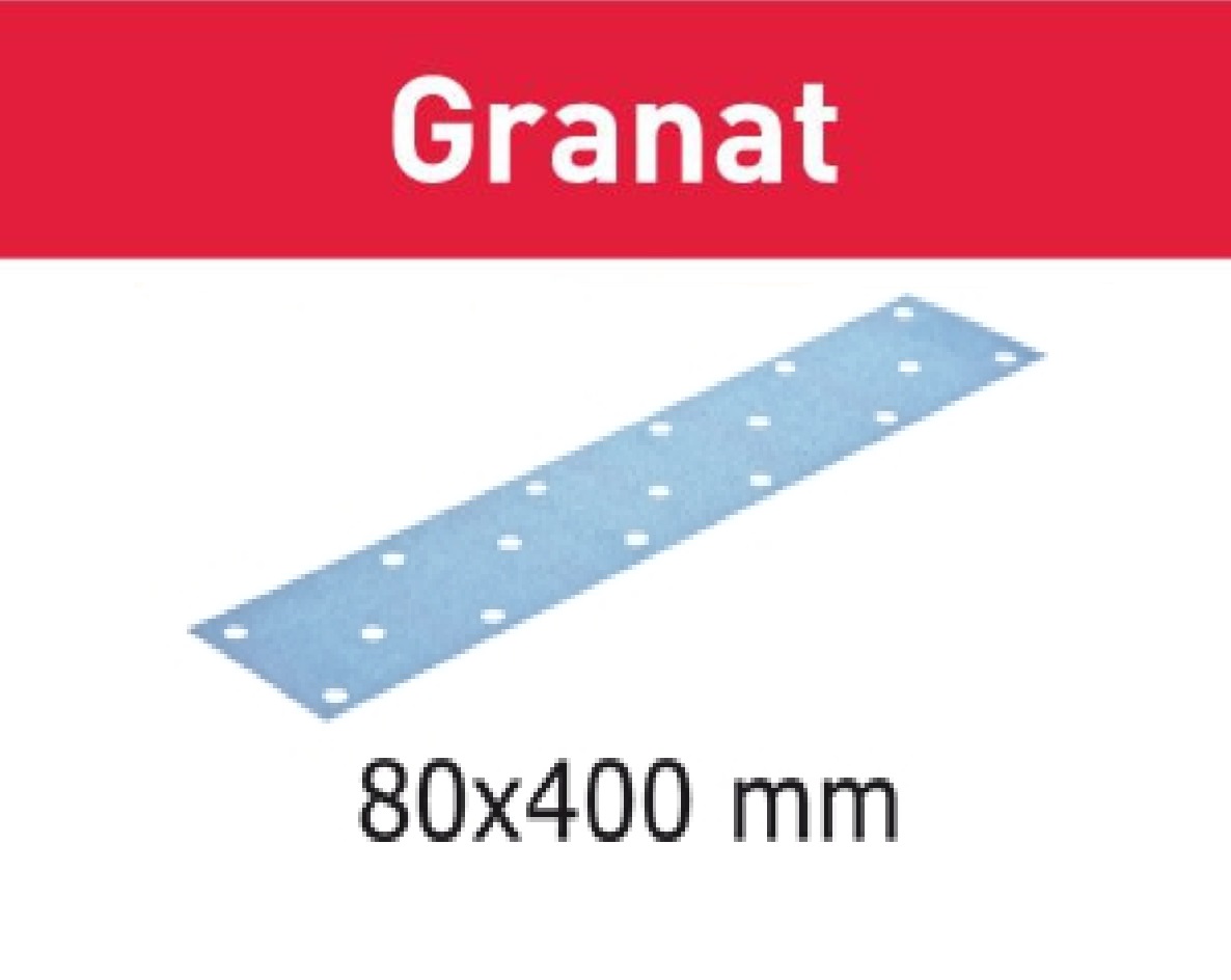 Αξεσουάρ Festool 497163 Ταινίες λείανσης Grit 240 Granat 50 τεμάχια STF 80x400 P240 GR/50