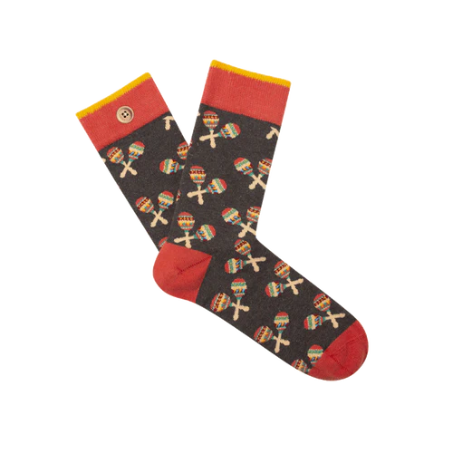 Felix & Danae black socks