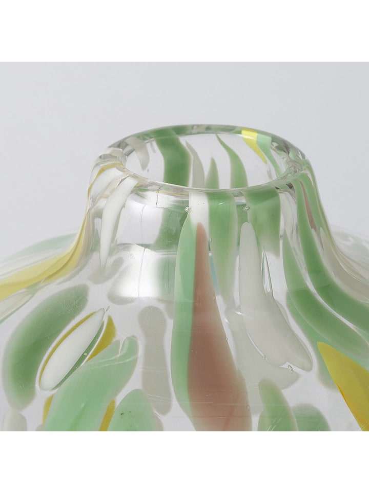 Boltze Vase ''Greena'' in Grün/ Weiß - (H)25 x Ø 16 cm günstig kaufen onesize