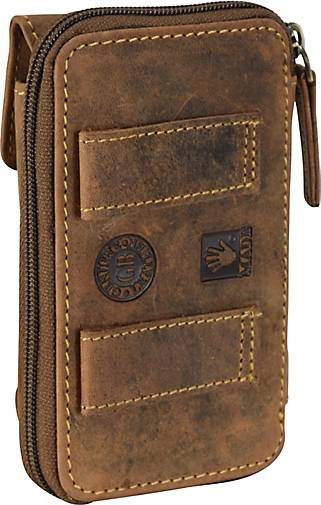 Greenburry Vintage Gürteltasche Leder 14,5 cm