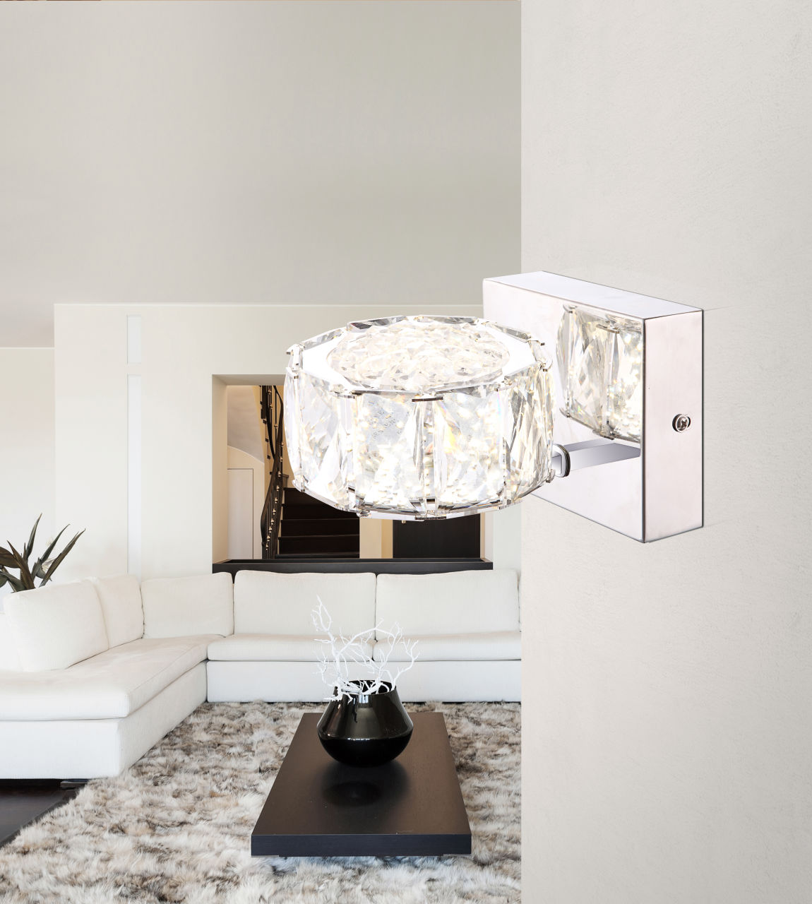 Globo Lighting - AMUR - Wandleuchte Metall verchromt, LED