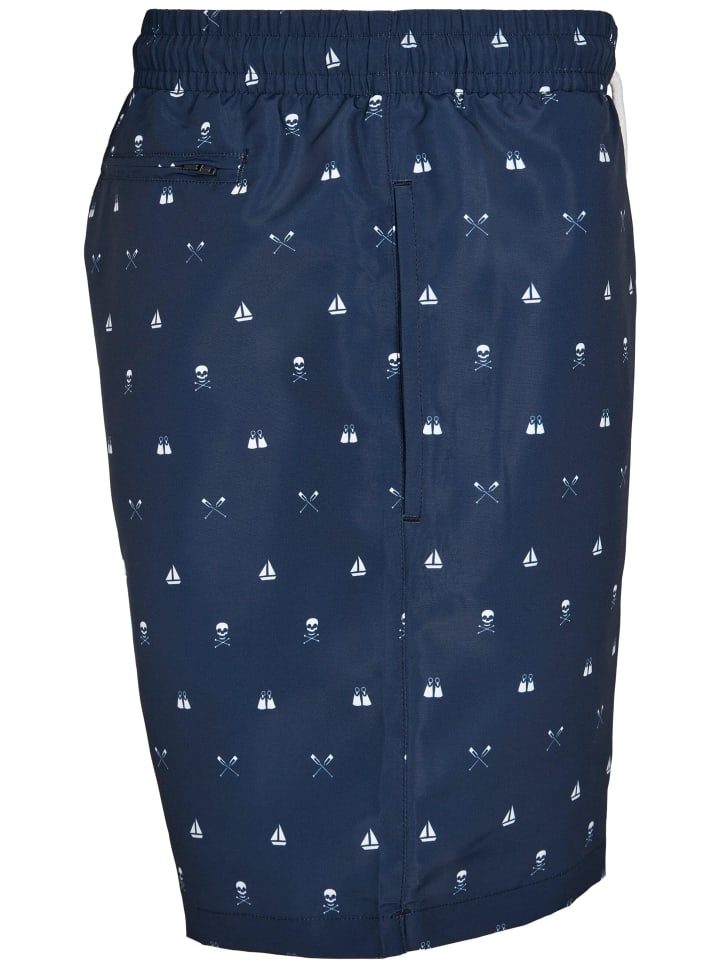 Urban Classics Urban Classics Badeshorts in skullandyacht aop günstig kaufen