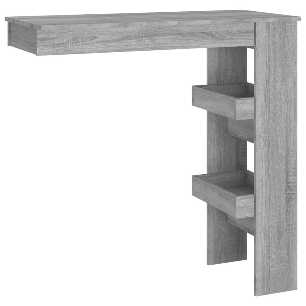 möbelando Tresentisch 3013730 (LxBxH: 45x102x103,5 cm), aus Holzwerkstoff in Grau Sonoma