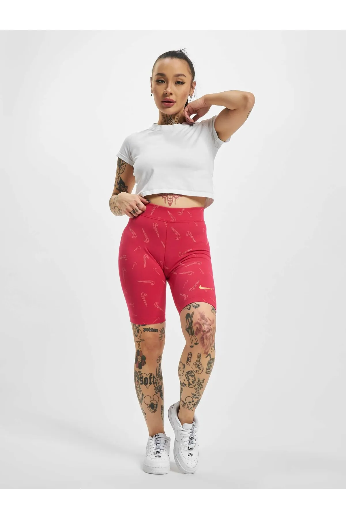 Nike  Damen Nike Sportswear AOP Print Leggings Shorts