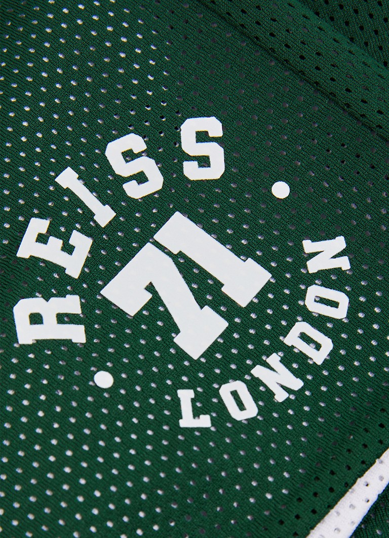 Reiss Clifton taisna piegriezuma divpusēji šorti ar logotipu