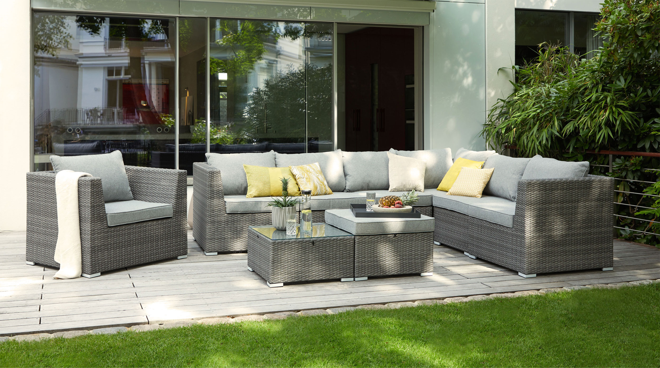 OUTDOORGartenhocker/Couchtischelement