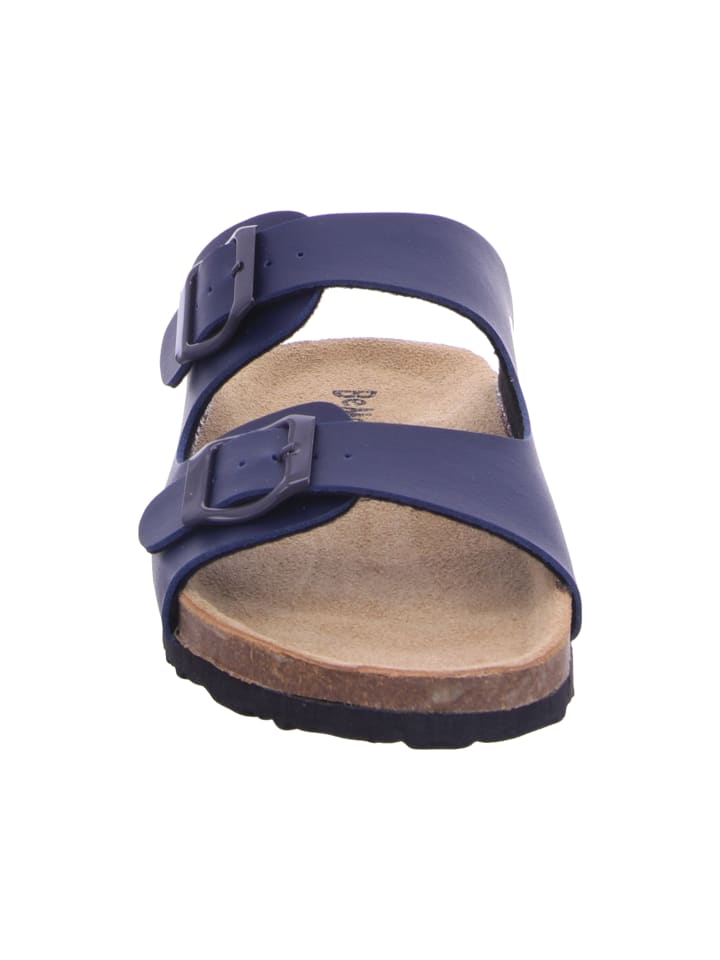 Be Mega Bio-Pantolette in blau günstig kaufen