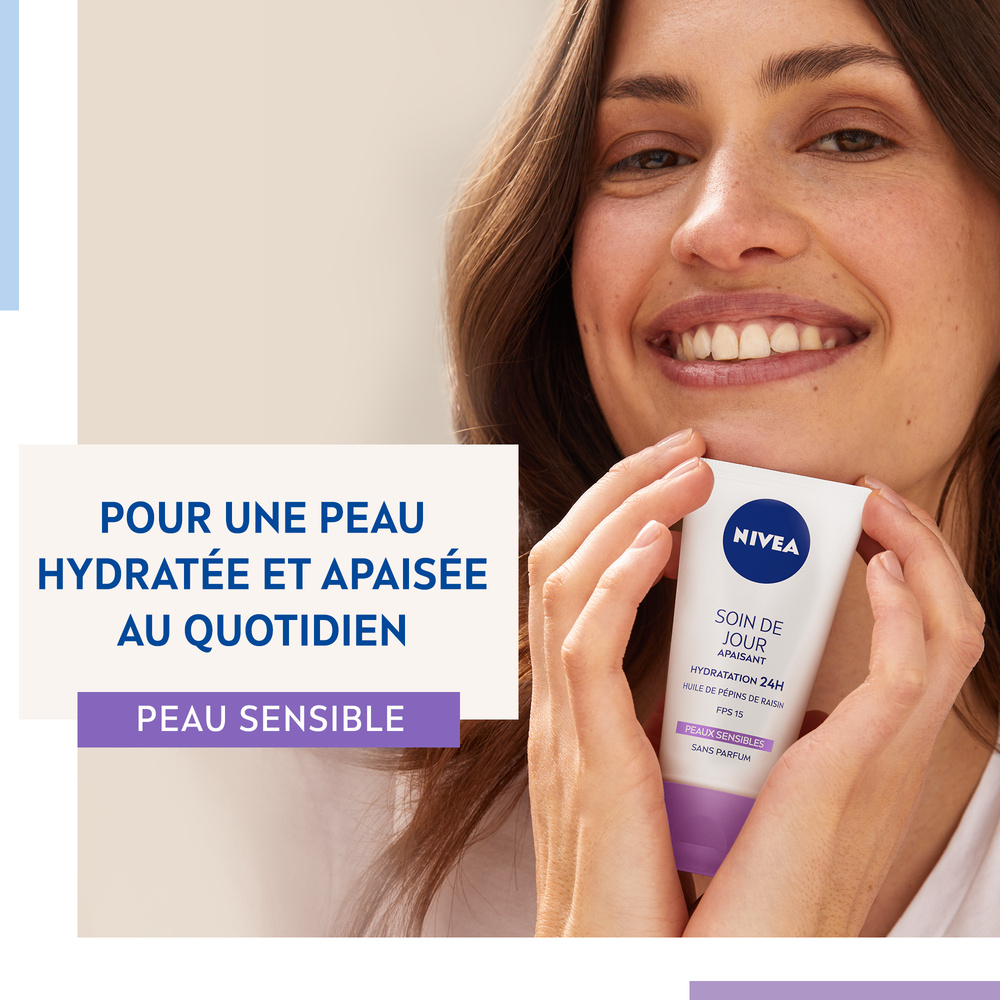 nivea ESSENTIALS - Crème de jour Sensitive Soin visage hydratante