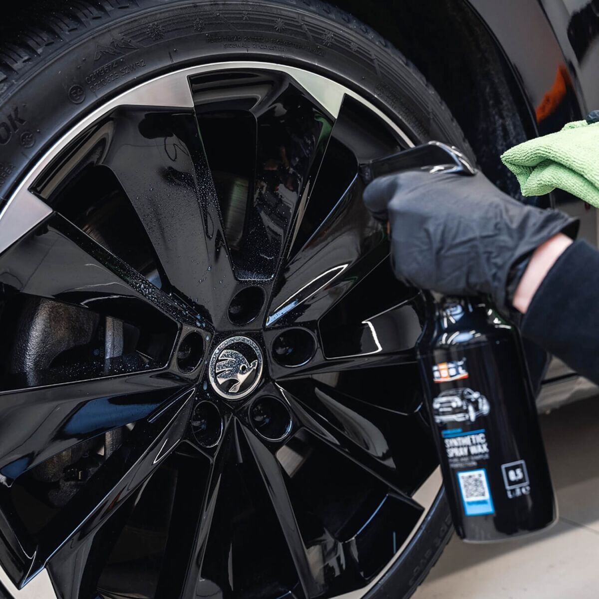 Auto Wachs Set mit Applikator und Mikrofasertuch 6-teilig