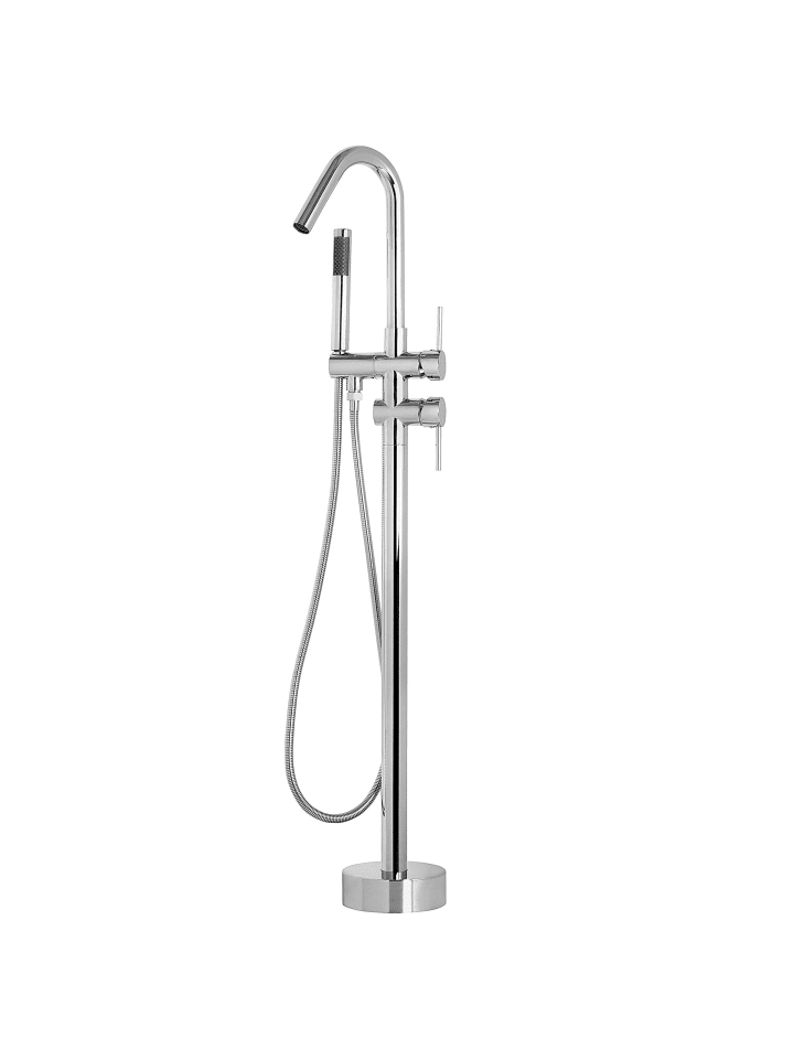 Beliani Wannenarmaturen VICTORIA in Silber - (W) 21 x (H) 115 x (L) 21 cm günstig kaufen onesize