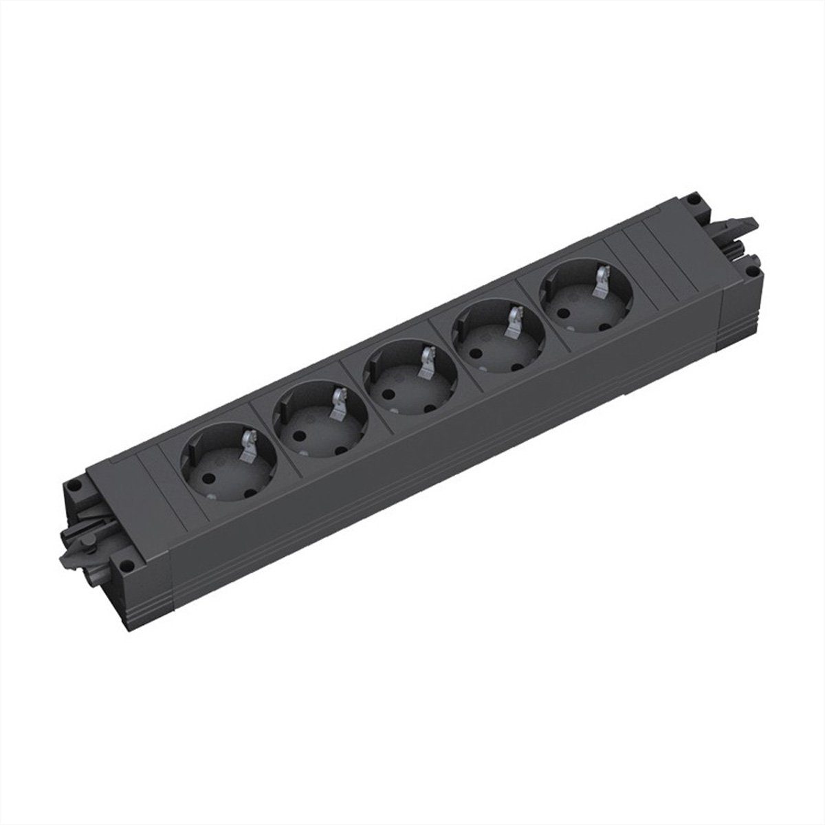 Bachmann STEP BASE Schutzkontakt Steckdosenleiste (Kabellänge 0 m), 5x CEE7/3